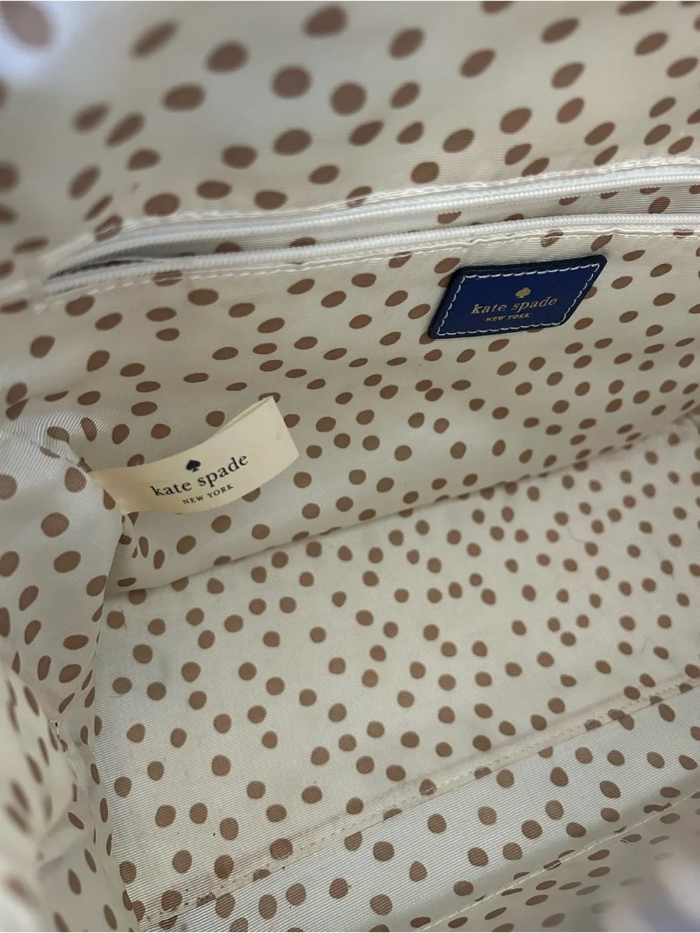 Kate Spade Alessa Wellesley Satchel Holiday Blue Crossbody bag duel top handles